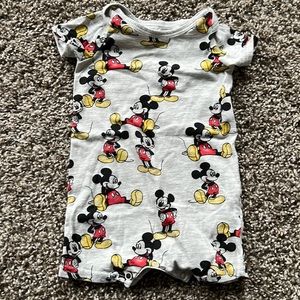 3-6 month Disney Mickey Mouse Romper